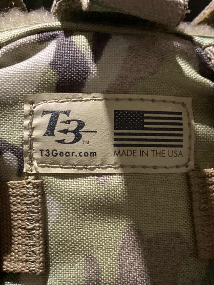 米軍 実物 放出品 新品 未使用 T3 Gear Hans Pack バックパック リュック マルチカム ハイドレーション キャンプ アウトドア SEALS 使用の画像9