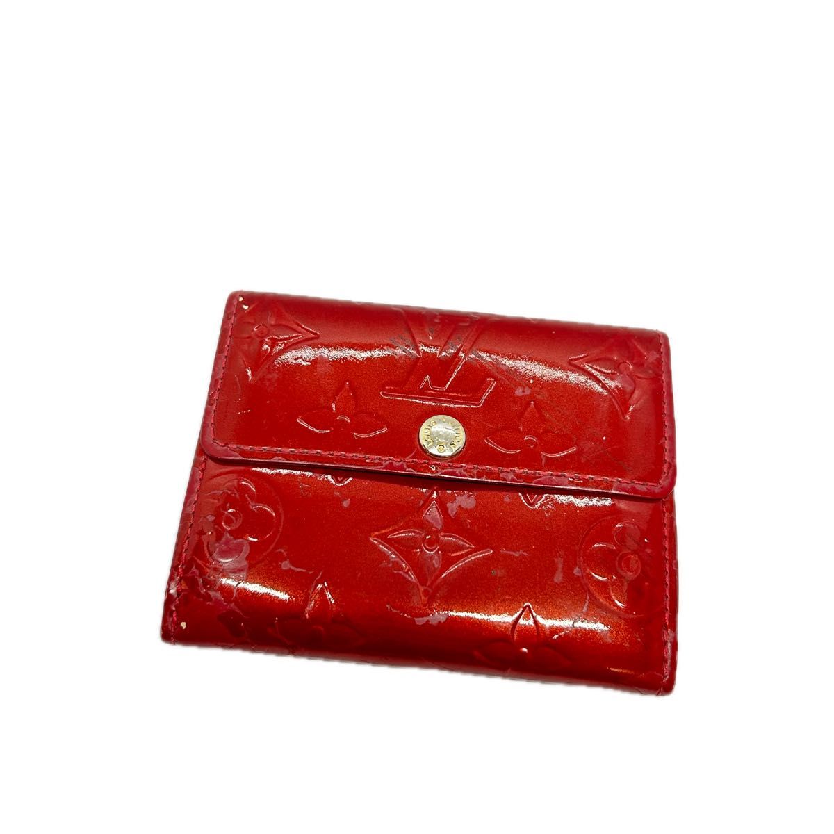 ルイヴィトン ヴェルニ 赤 二つ折り財布 LOUIS VUITTON ルイヴィトン ヴェルニ 二つ折り財布|Yahoo