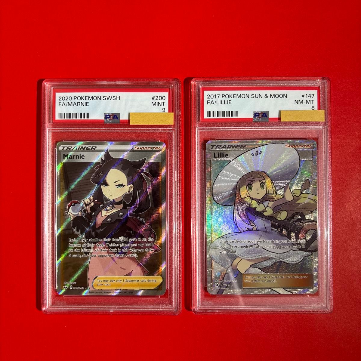 ポケモンカードゲーム スターセット マリィ リーリエ PSA】リーリエ マリィ セット SR 英語 ポケモンカード 147/149