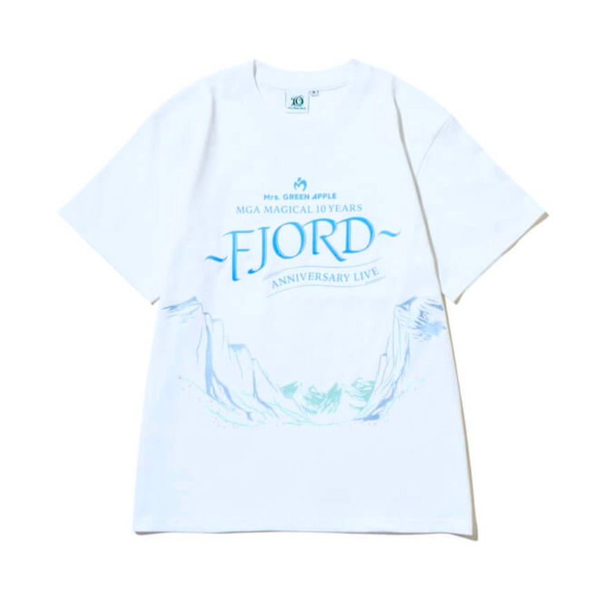 Lサイズ☆未開封 ミセスグリーンアップル フィヨルド ロゴTシャツ ミセス 花火 クーポンで200円引き】Lサイズ 未開封 ミセスグリーンアップル