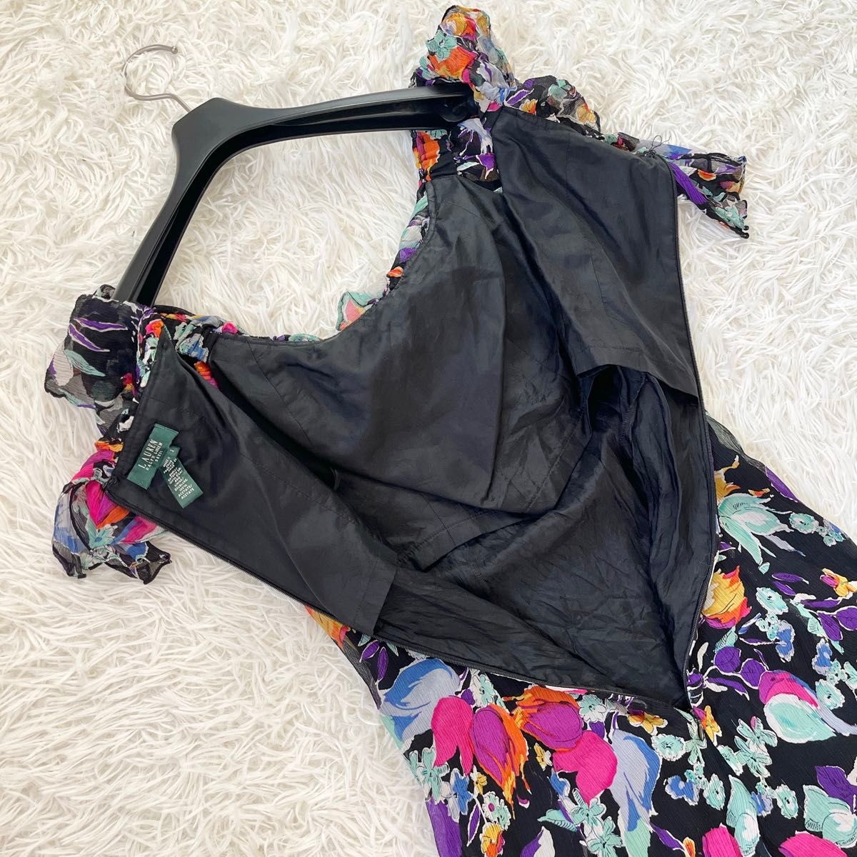 LAUREN RALPH LAUREN 刺繍入り オフショルダーワンピース LAUREN RALPH LAUREN 刺繍入り オフショルダーワンピース 楽天