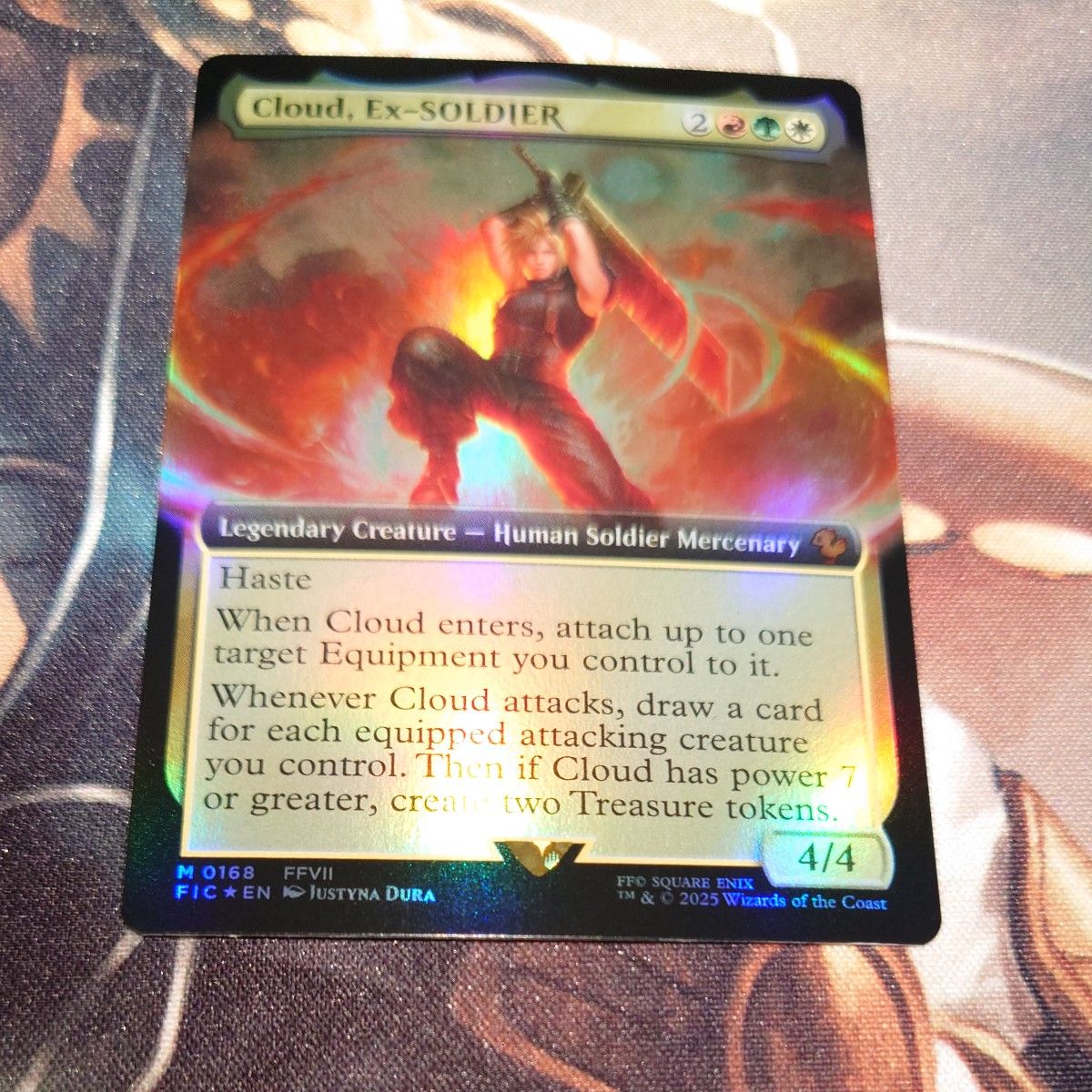 元ソルジャー、クラウド 拡張foil フルアート 英語版 MTG 元ソルジャー クラウド 英語版 拡張アート foil|Yahoo