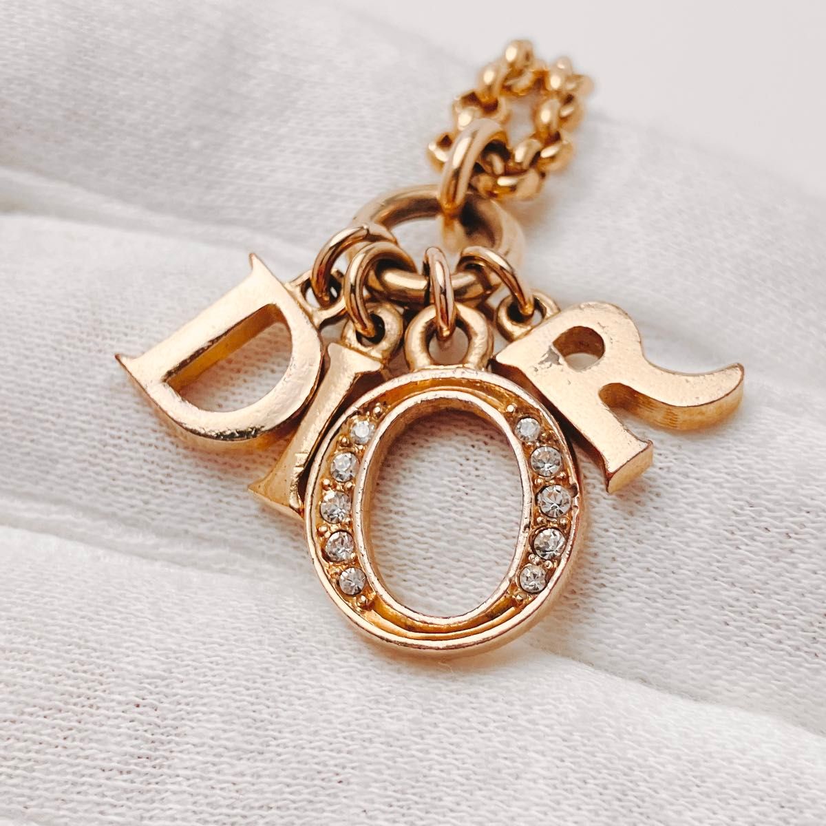【大胆なデザイン☆】DIOR D-Vinity ネックレス ディオール dior ネックレス ゴールド レディース ON293