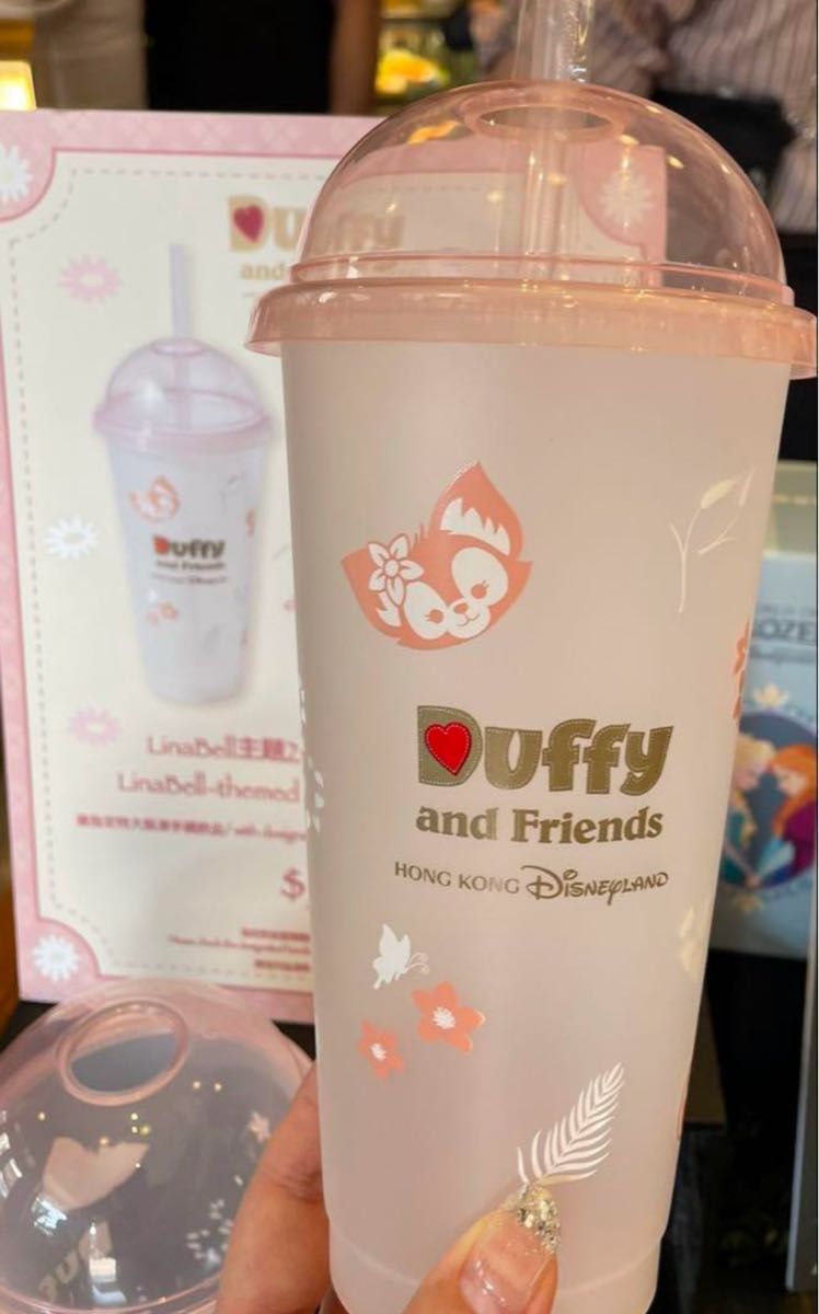 香港ディズニー 限定 リーナベル スターバックス タンブラー2個セット 香港ディズニー限定スタバ リーナベルタンブラー ストロー付き