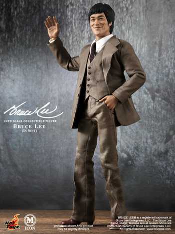 ホットトイズ マイコン 1/6 ブルース・リー ビジネススーツバージョン