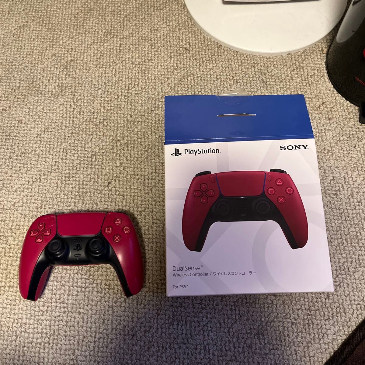 PS5 DualSense コズミックレッド ジャンク PS5コントローラー コズミックレッド ジャンク|Yahoo!フリマ
