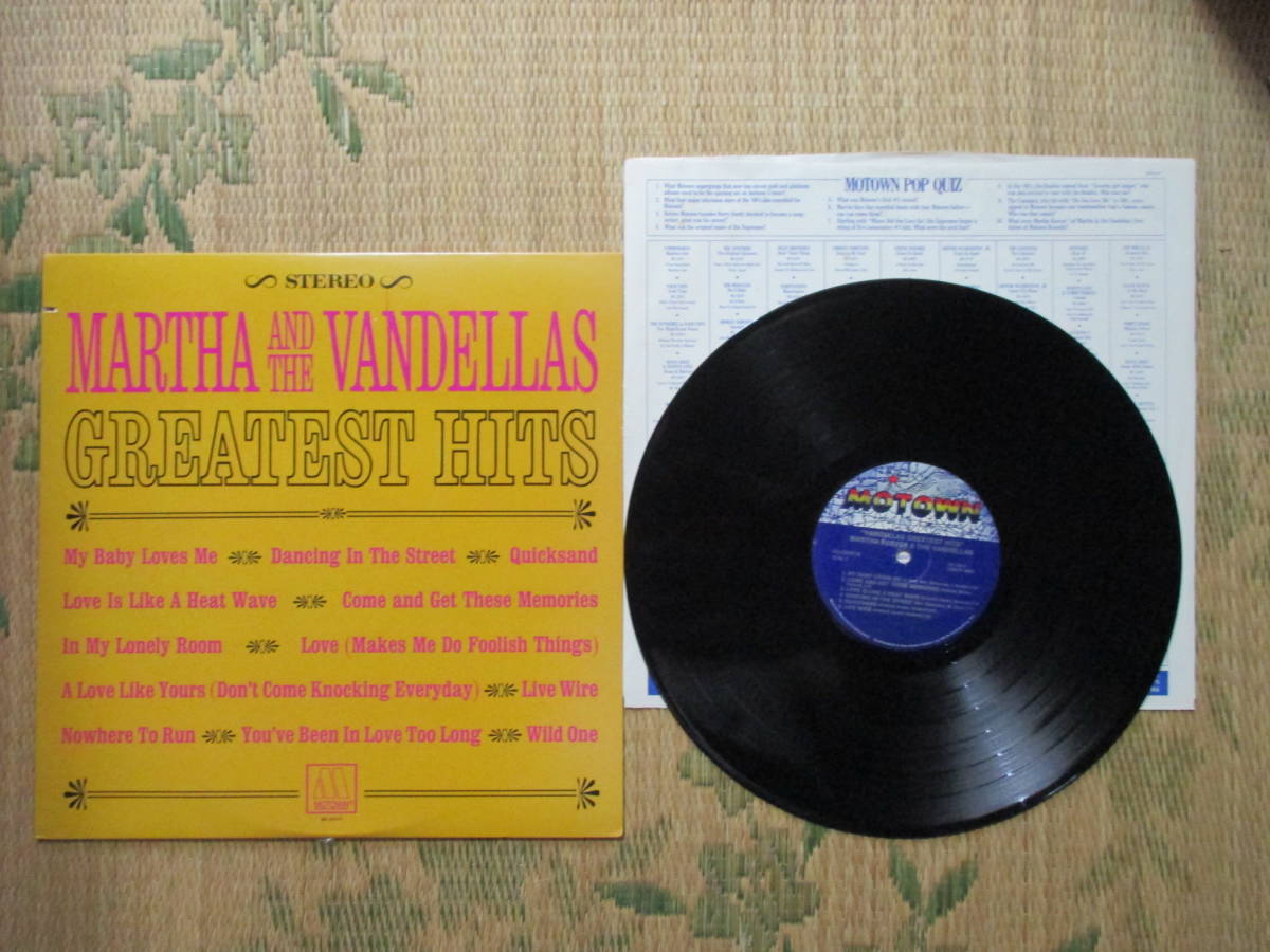 LP Martha And The Vandellas「GREATEST HITS」輸入盤 M5-204V1 カットアウト 盤の両面にプレス時のかすり傷 ジャケットは綺麗 全12曲_画像1