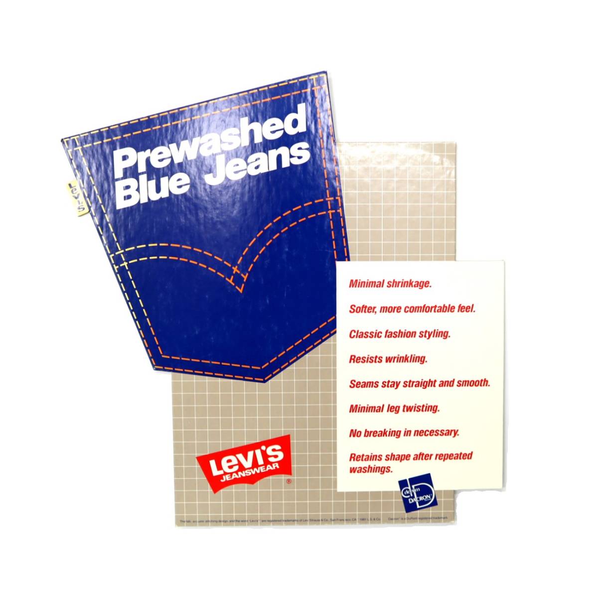 FREE SIZE【最新入荷】 超希少 Levi Strauss リーバイス ヴィンテージ クーポン・セール 超希少 Levi Strauss リーバイス ヴィンテージ 看板 デニム/ジーンズ