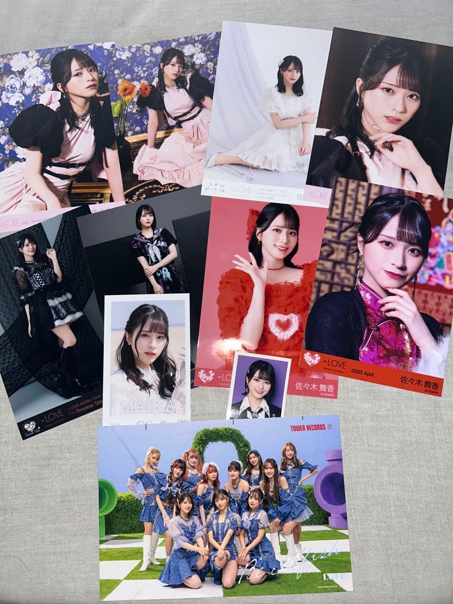 イコラブ 佐々木舞香 とくべチュ、して 歌唱衣装② 直筆ヨリ LOVE イコラブ 佐々木舞香 生写真 とくべチュ して 歌唱衣装②
