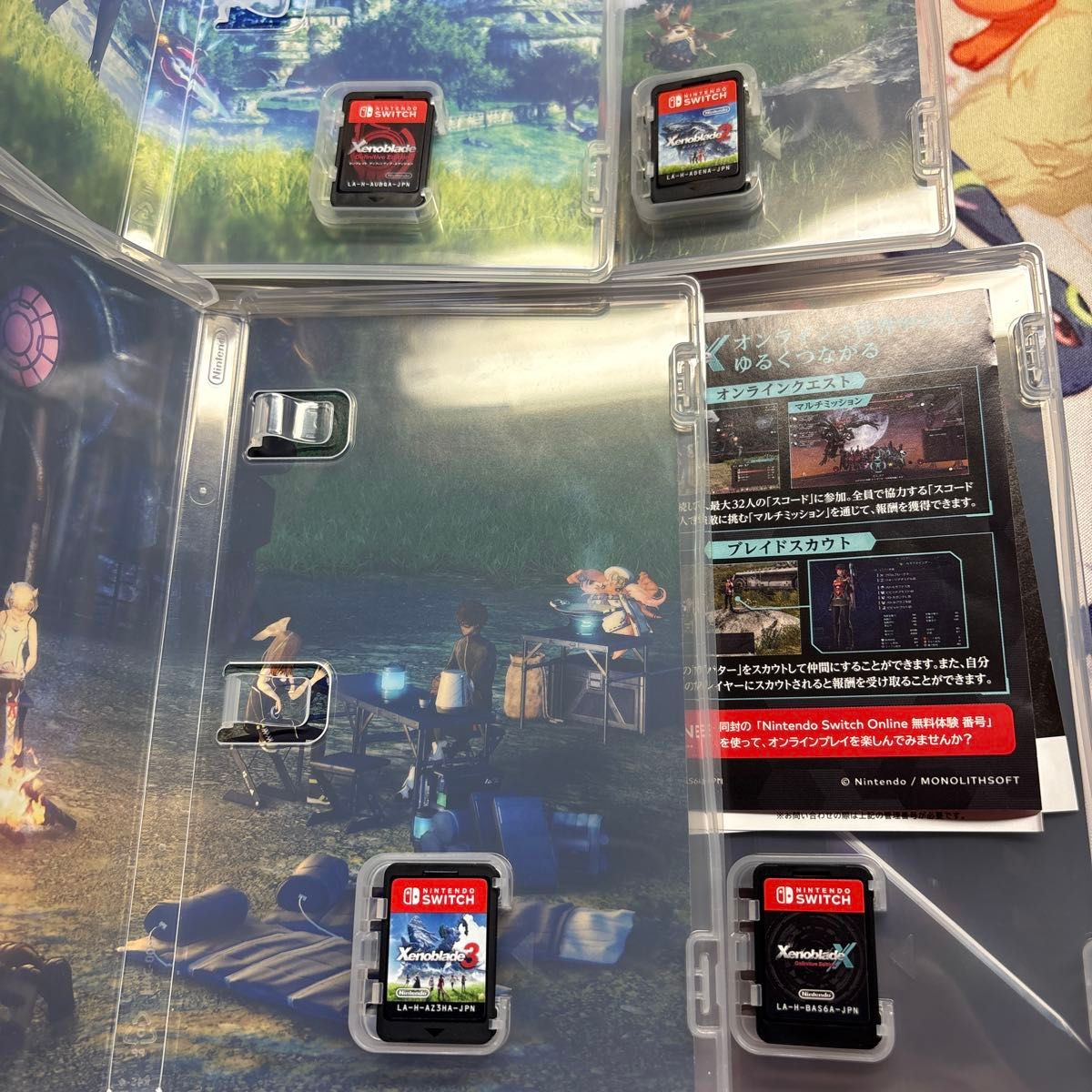 ゼノブレイド 4点セット 4本 セット【Switch】 ゼノブレイド ディフィニティブ