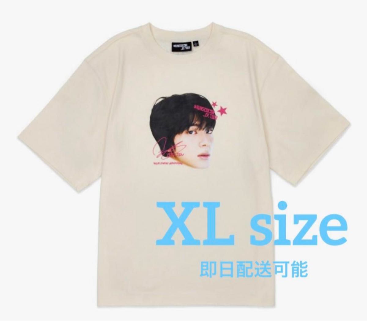 BTS ジン JIN韓国 RUNSEOKJIN ライブ Tシャツ XL BTS ジン RUNSEOKJIN ツアー Tシャツ JIN XL(seokjinism1