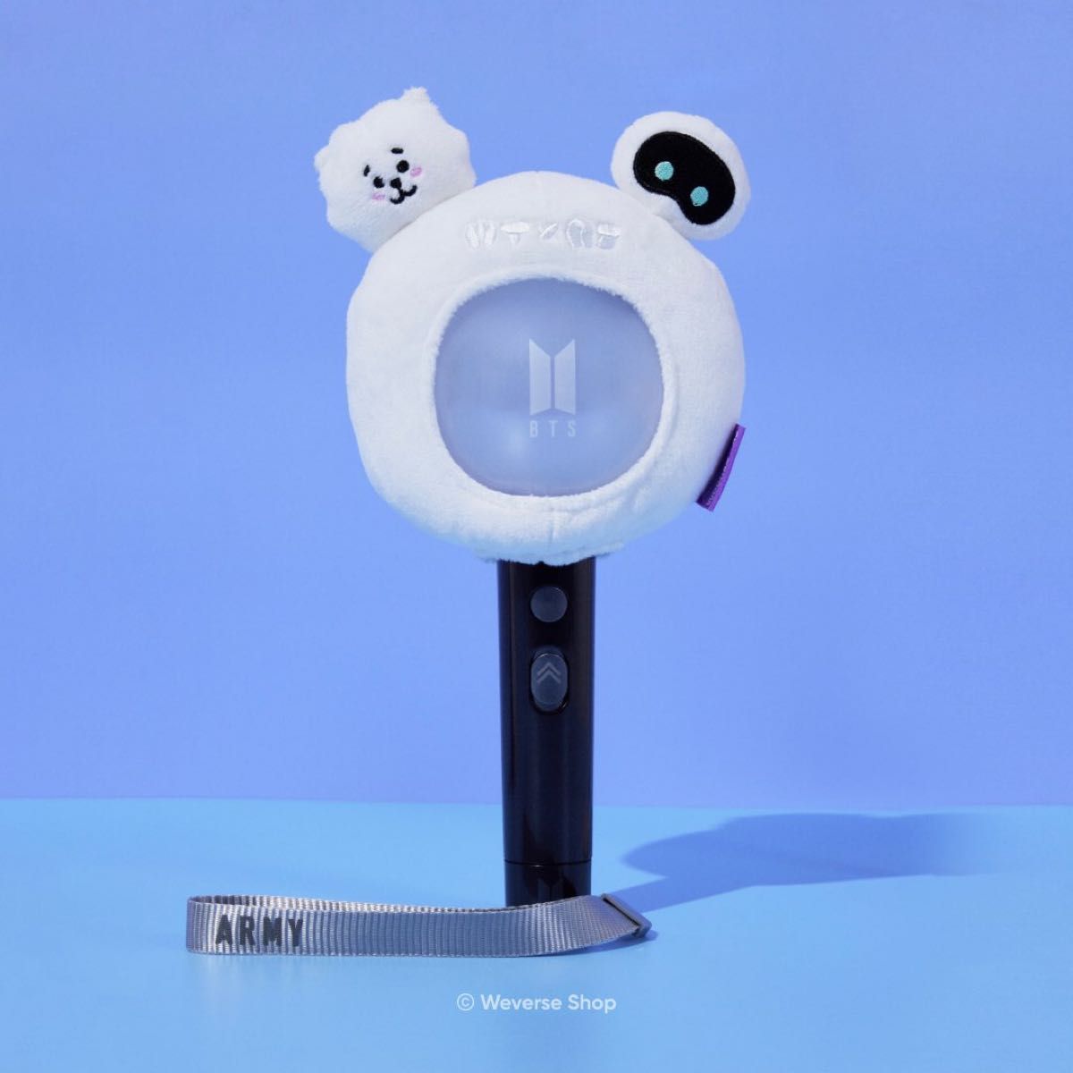【未開封】BTS ジン Wootteo X RJ コラボ アミボムカバー BTS JIN ジン wootteo × RJ アミボム カバー official light