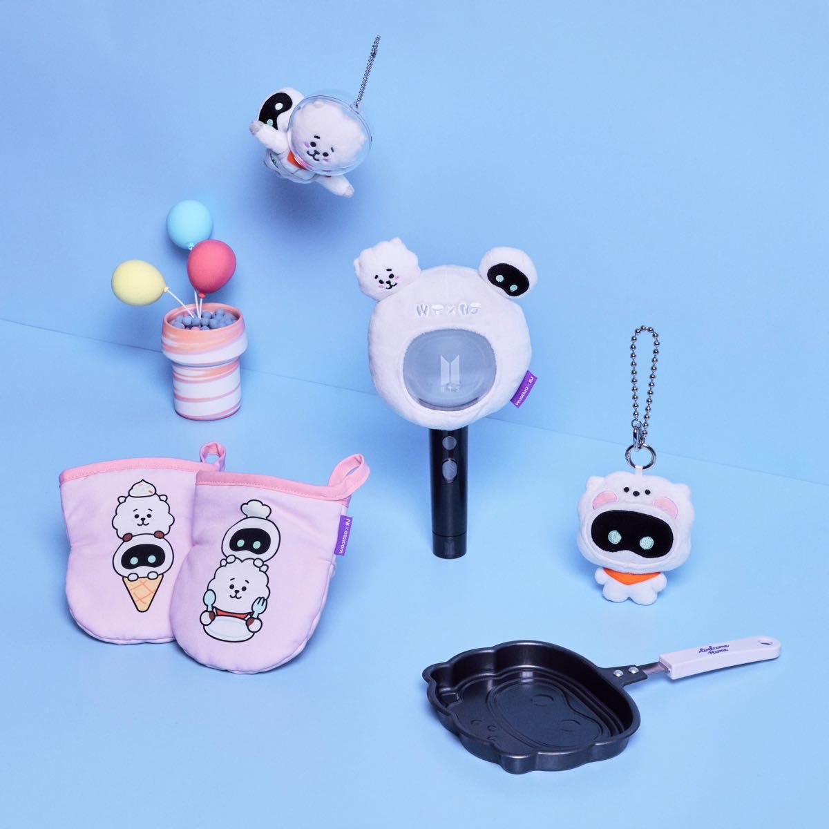 BTS ジン wootteo RJ キーリング BTS JIN ジン wootteo × RJ マスコット キーリング runseokjin