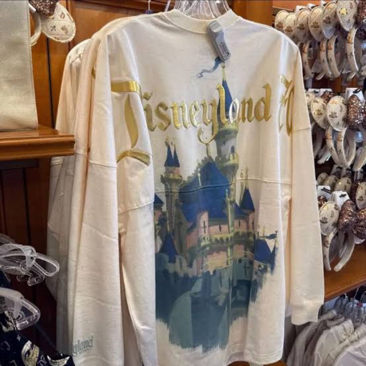 ストア カルフォルニア 70周年 ディズニー 眠れる森の美女 長袖Tシャツ Spirit Jersey】眠れる森の美女 長袖Tシャツ カリフォルニア