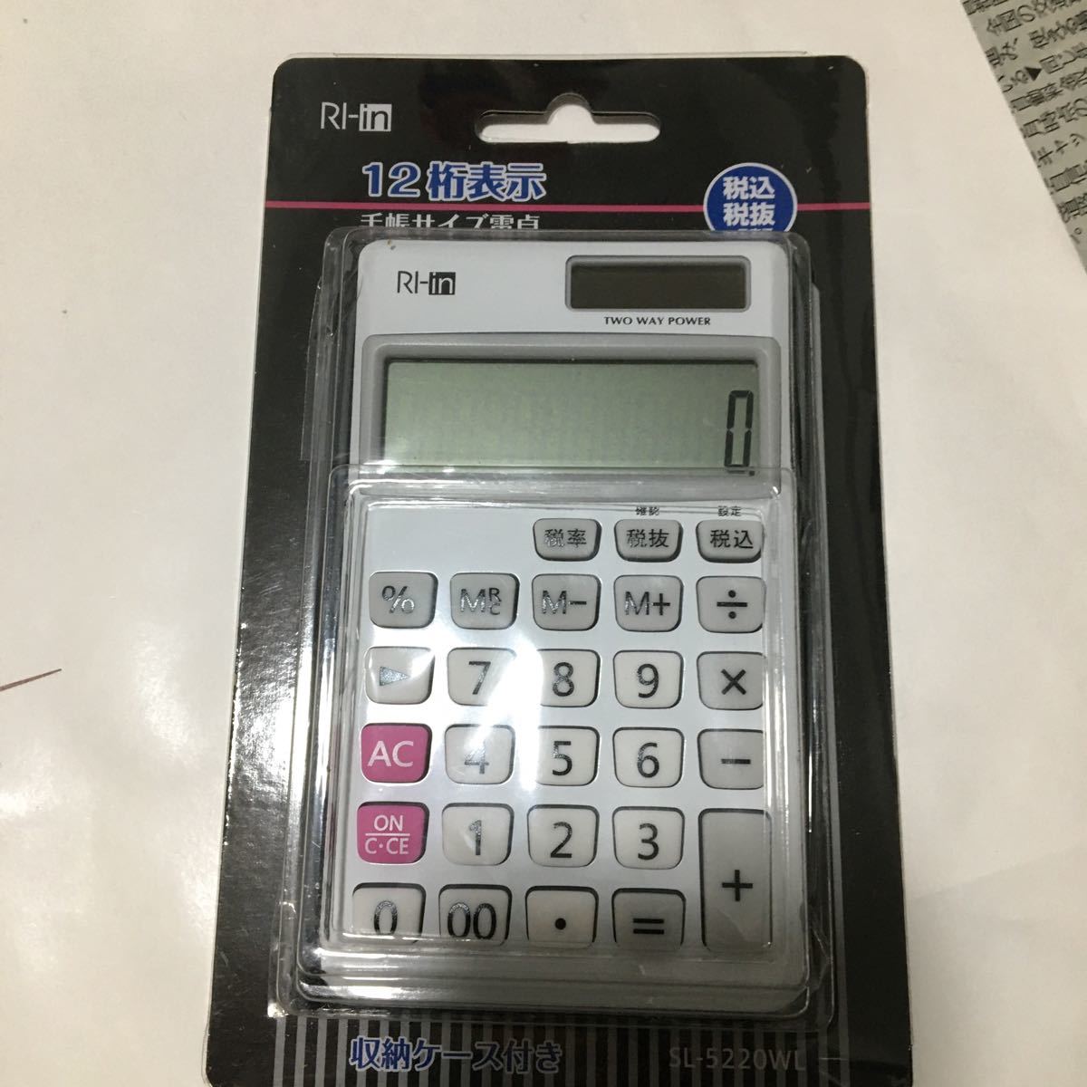 Paypayフリマ 電卓12桁表示手帳サイズ電卓 Paypayフリマ 電卓12桁表示手帳サイズ電卓