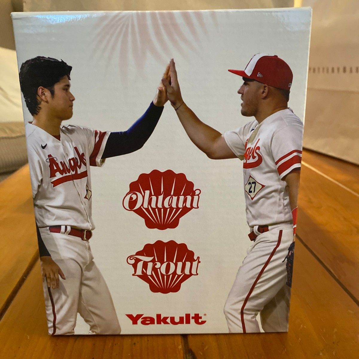 【非売品】【未開封】大谷翔平 マイク・トラウト ダブルボブルヘッド 新品・未開封】エンゼルス 大谷翔平 マイク・トラウト ダブル