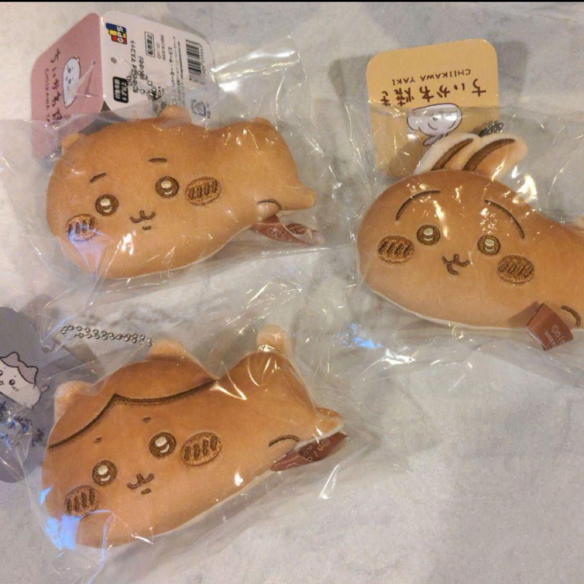 ちいかわ焼き マスコット ちいかわ ハチワレ うさぎ 3個セット ちいかわ焼き マスコット ちいかわ ハチワレ うさぎ3個セット