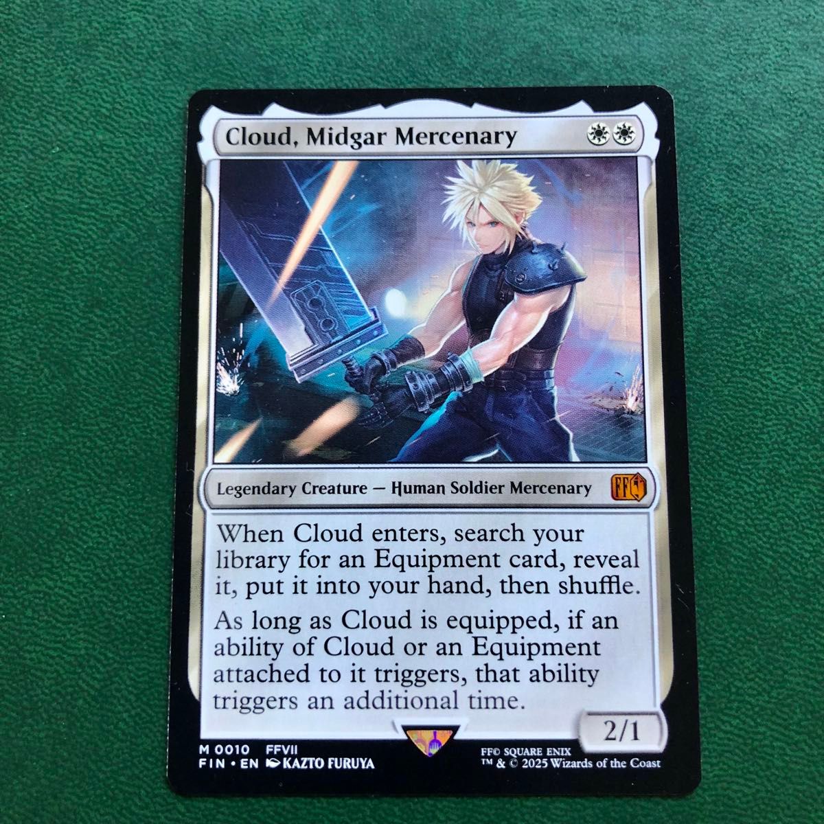 mtg 限定プロモ ミッドガルの傭兵、クラウド 英語版 MTG ミッドガルの傭兵 クラウド 英語版|Yahoo!フリマ(旧PayPay