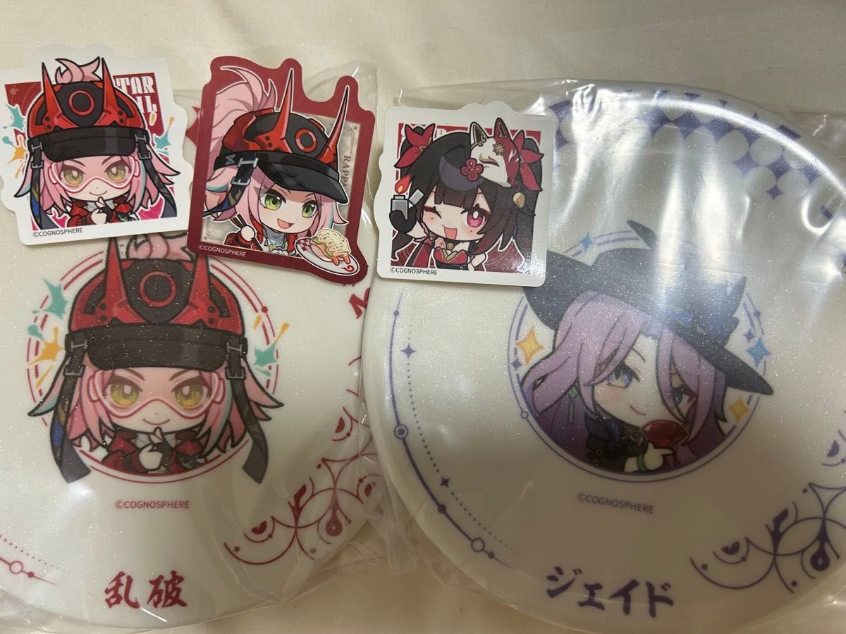 崩壊スターレイル スシロー コラボ 花火 ジェイド ロビン 乱破 ボトル すし皿 崩壊スターレイル スシロー コラボ 花火 ジェイド ロビン 乱破
