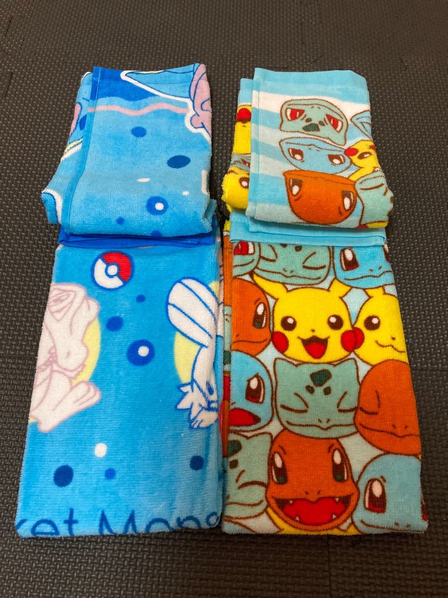 Paypayフリマ 新品 ポケモン 御三家 ラプラス ピカチュウ タオル Paypayフリマ 新品 ポケモン 御三家 ラプラス ピカチュウ タオル