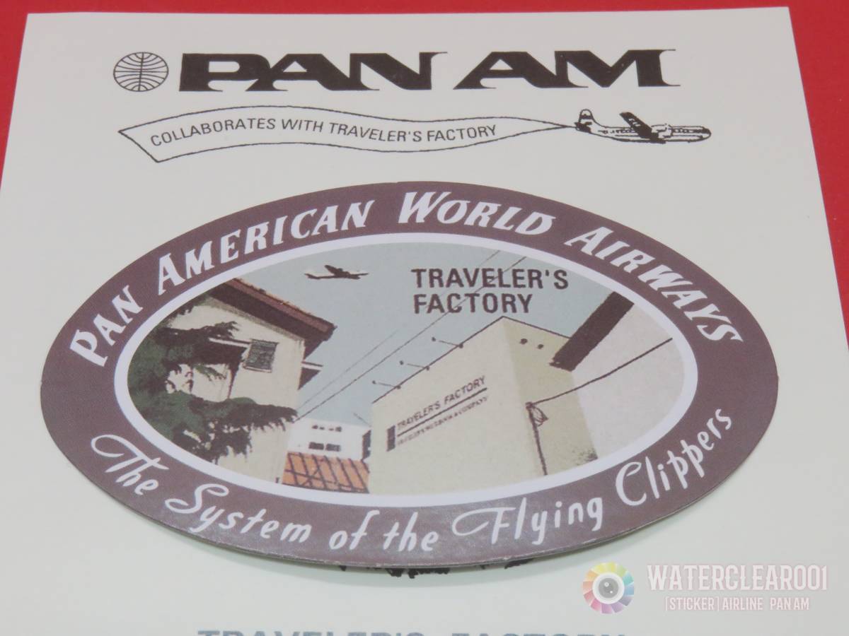 *#*44006-HS*#*[STICKER*PANAM] FlyingClippers PAN AMIRICAN@TRAVELER\'S_FACTORY