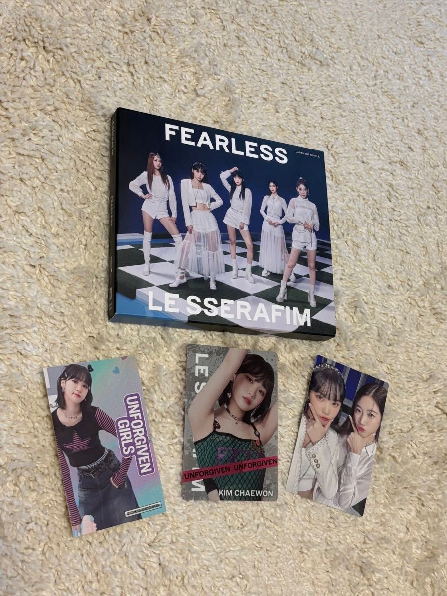 lesserafim fearless CD トレカ 日本盤 lesserafim fearless CD トレカ 日本盤 lesserafim fearless CD