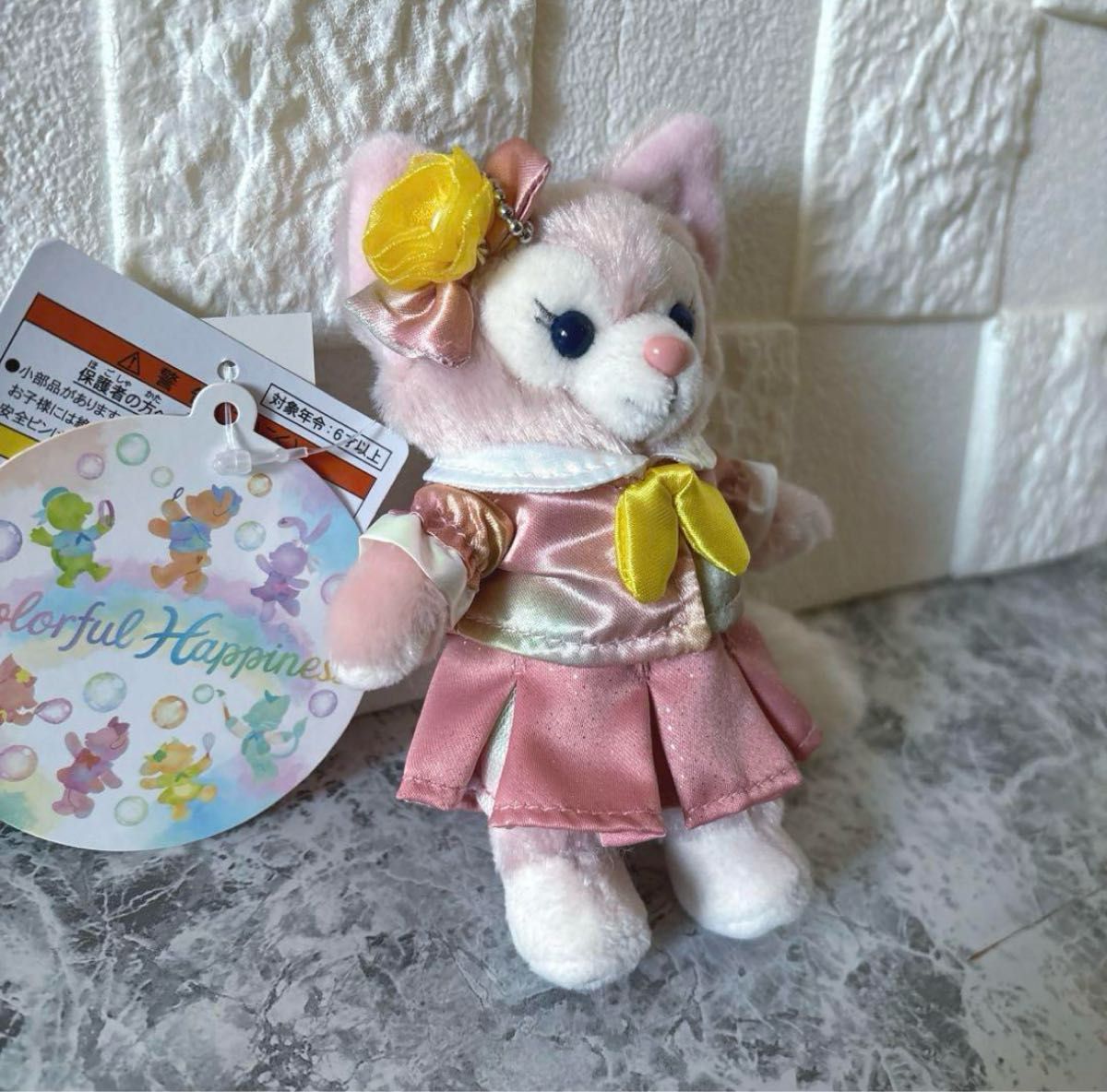 カラフルハピネス リーナベル ぬいぐるみバッジ ぬいぐるみチャーム 期間限定値下げ中 東京ディズニーシー ダッフィー&フレンズ 20