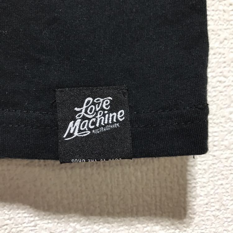 [即決古着]LOVE MACHINE/ラブマシーン/グラフィックTシャツ/半袖/ブラック/USA製/Lサイズ_画像4