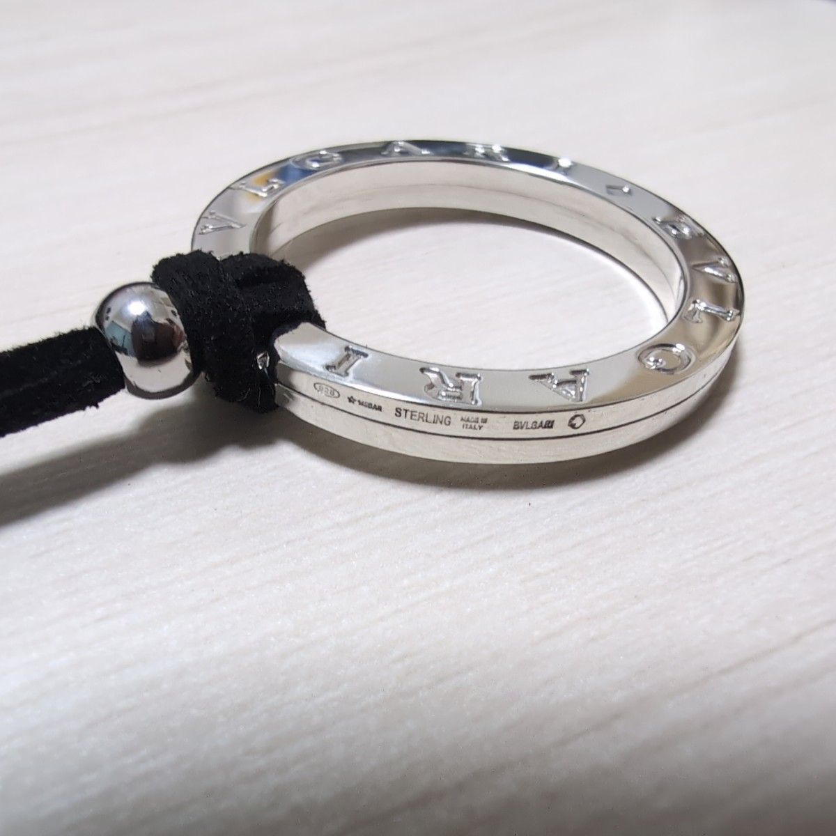 ブルガリ シルバー チョーカー付き 美品 BVLGARI ブルガリ キーリング ペンダント アクセサリー