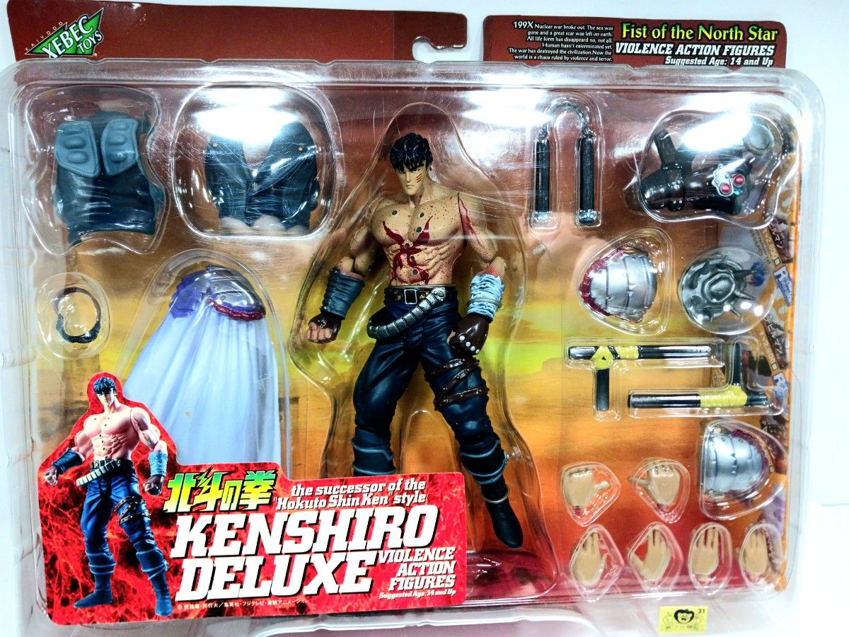 北斗の拳 海洋堂 XEBEC TOYS フィギュア 7体セット 未開封 海洋堂 XEBEC TOYS 北斗の拳 ケンシロウ・デラックス