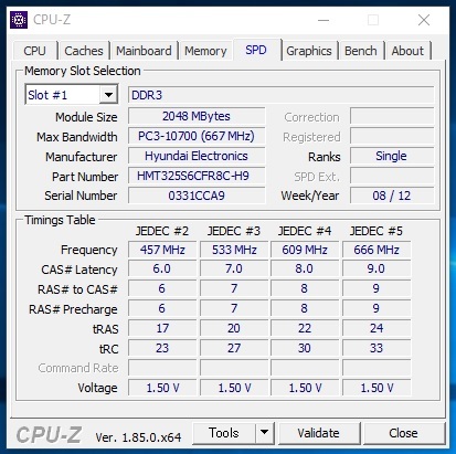 [ Note for memory ] 4GB (2GBx2) hynix PC3-10600S-09-11-B2 (DDR3-1333) S.O.DIMM 204pin HMT325S6CFR8C-H9 postage 198 jpy ~#6