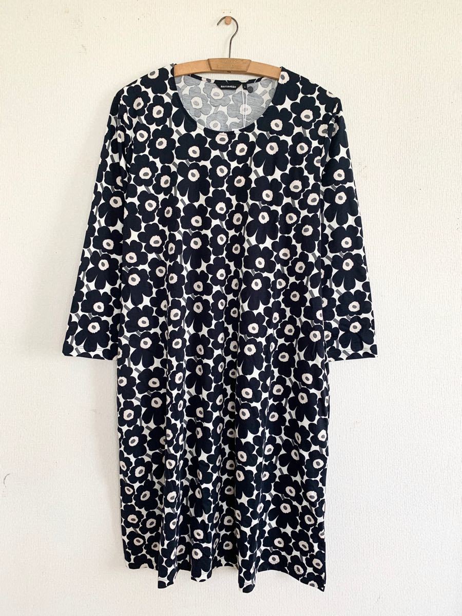 新品☆marimekko ARETTA UNIKKO 長袖 7部丈 ワンピース