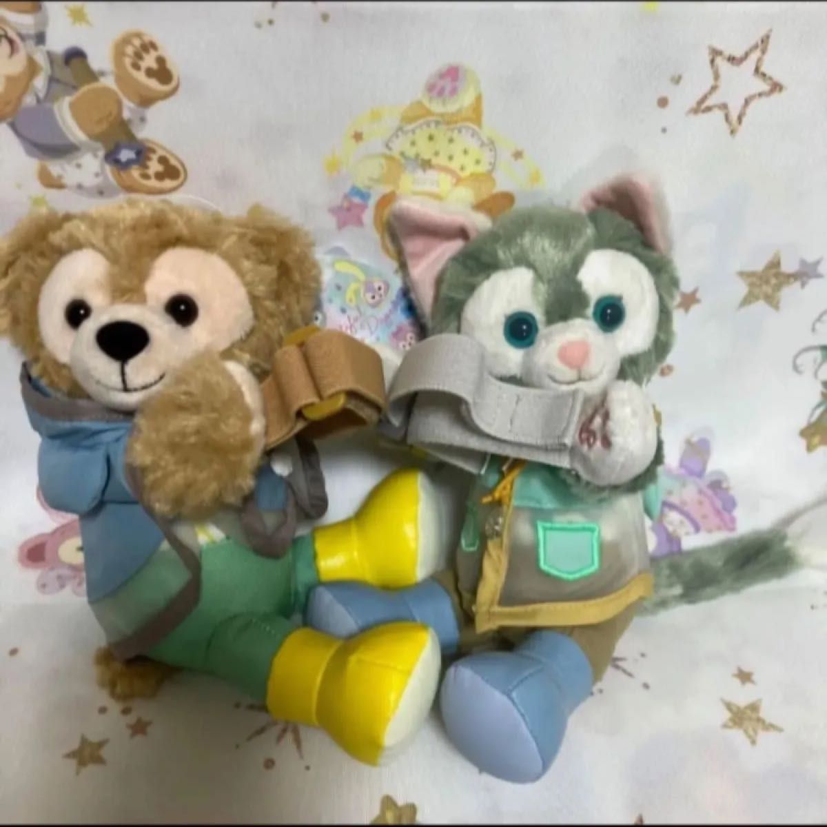 新品未使用!ディズニーシー ダッフィー&ジェラトーニ カーテンホルダー2個セット 東京ディズニーシー ダッフィー ジェラトーニ ぬいぐるみ