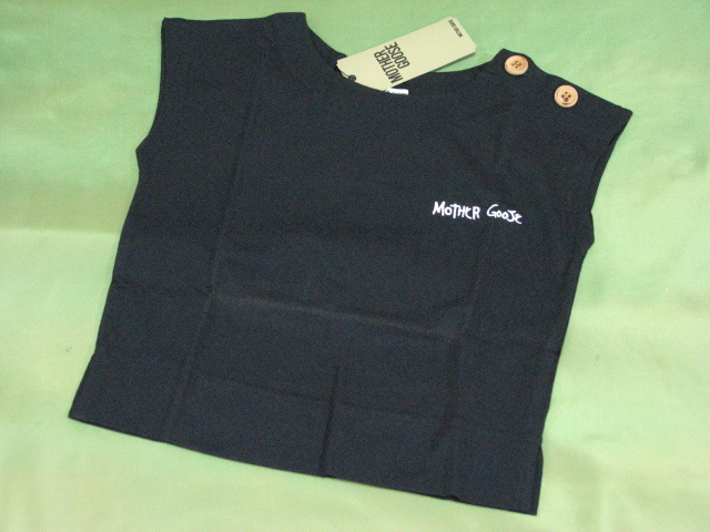 ★新品タグ付（キムラタン）マザーグースのフレンチTシャツ（110）黒_画像1