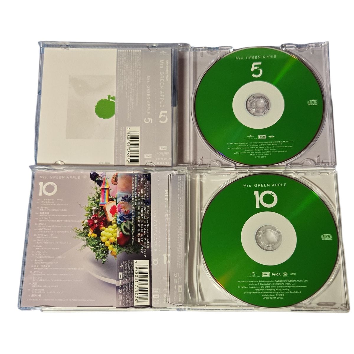 Mrs. GREEN APPLE アルバムセット Mrs GREEN APPLE ベストアルバムセット 5 & 10 ミセス CD|Yahoo