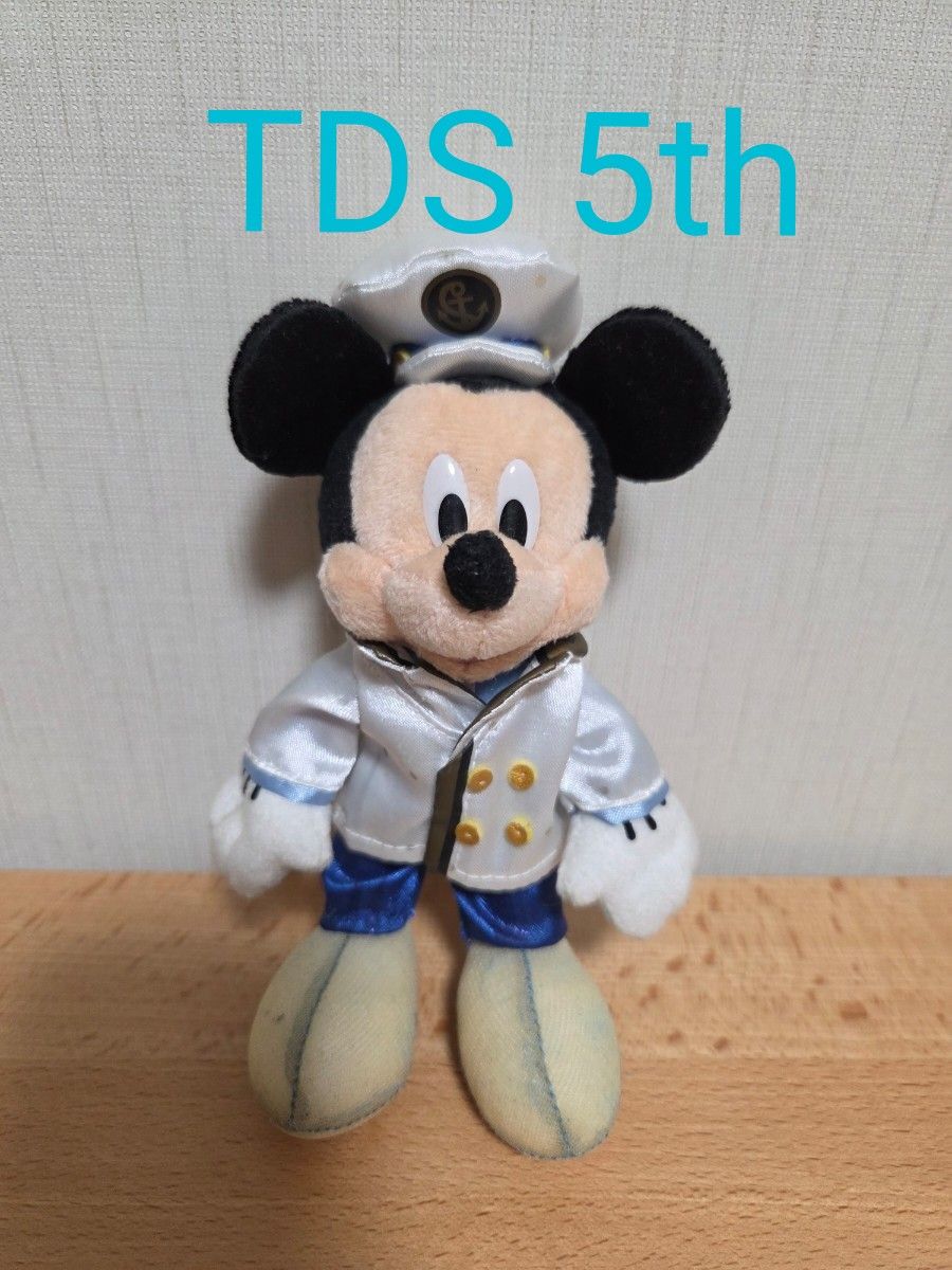 東京ディズニーランド5周年 ミッキーマウス ぬいぐるみ 東京ディズニーシー5th 5周年 アニバーサリー ミッキー