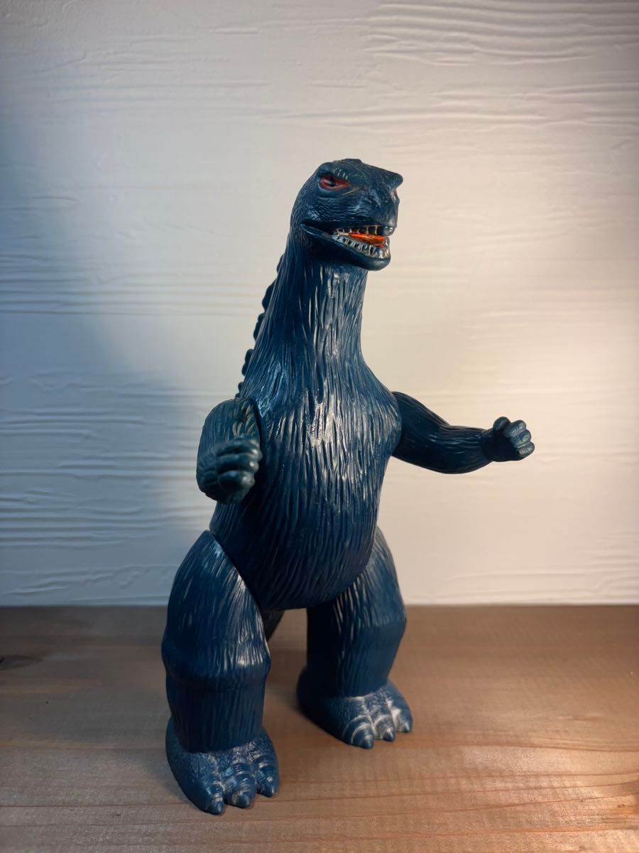 ラ*ム様 マルサン ゴジラ 両足刻印 ソフビ 当時物 赤目 両足刻印 マルサン ゴジラ 当時物 ソフビ ブルマァク 怪獣