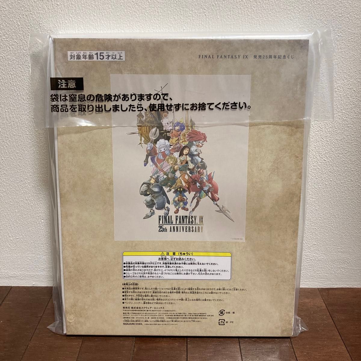 【新品未使用】FINAL FANTASY Ⅸ発売25周年記念キャンバスアート他 ファイナルファンタジーⅨ 25周年記念くじ 25th賞 キャンバス