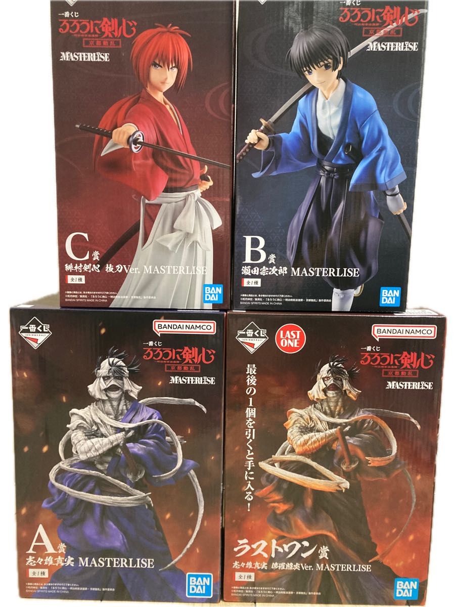 ④ BC るろうに剣心 一番くじフィギュアセット 一番くじ るろうに剣心 フィギュア セット 未開封品|Yahoo