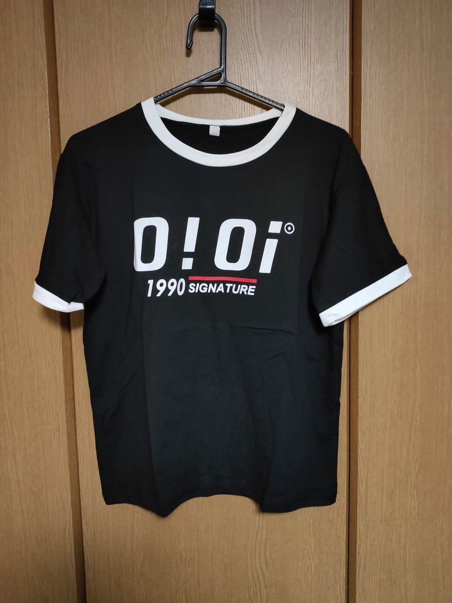 【最終値下げ！】oioi ロゴTシャツ 半袖 黒 Lサイズ