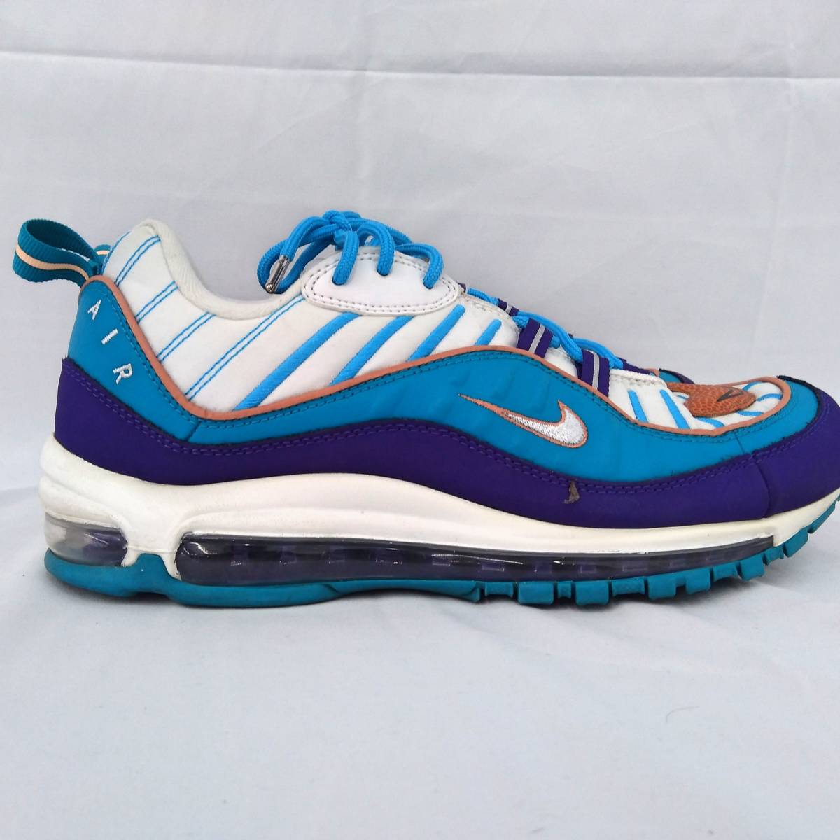 NIKEナイキ AIR MAX 98 エアマックス 27.5cm 640744-500 メンズスニーカー 箱無し_画像4