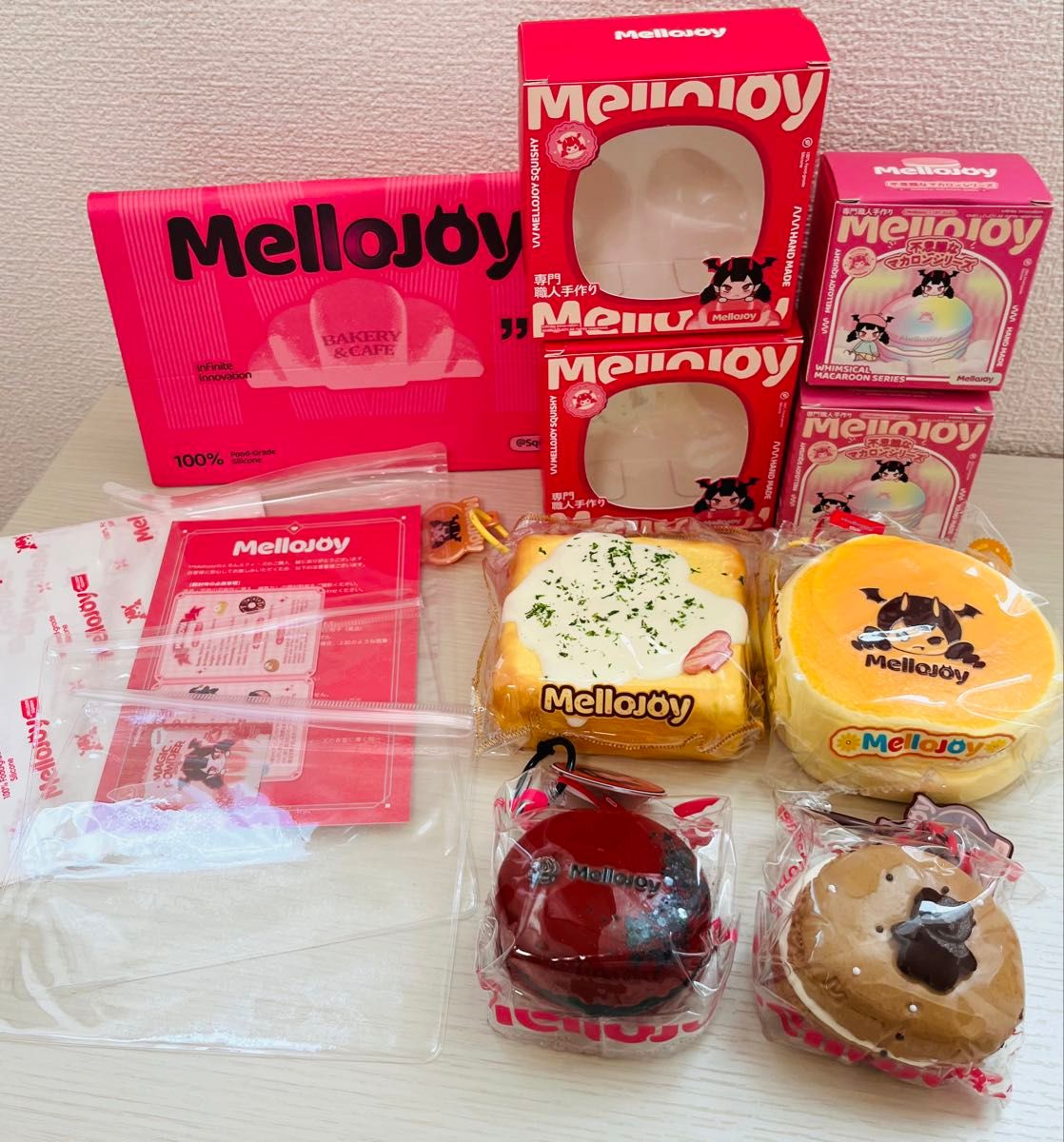 Mellojoy DIYJOJO スクイーズ マカロン ドーナツ トースト Mellojoy DIYJOJO スクイーズ マカロン ドーナツ トースト