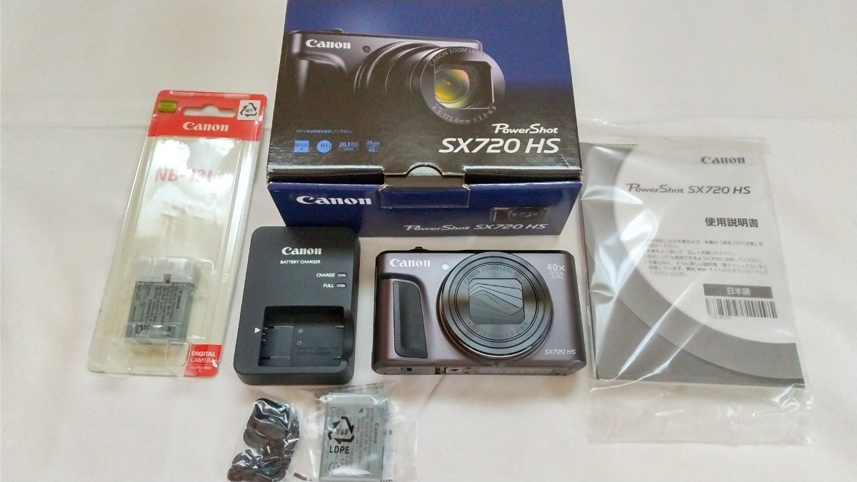 新品 Canon PowerShot SX720 HS 黒 バッテリー2個付｜PayPayフリマ
