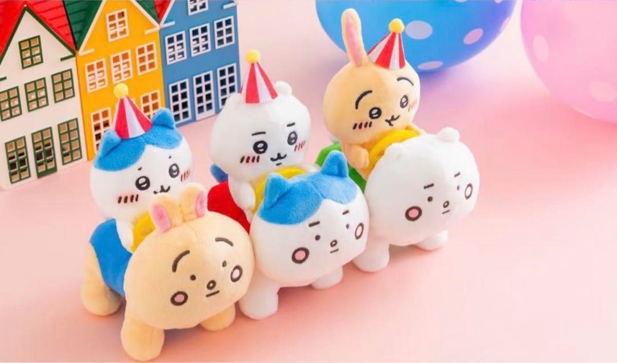 ちいかわらんど ぴーぽぽぬいぐるみ 3個 ちいかわ ハチワレ うさぎ3点 ちいかわらんど ぴーぽぽぬいぐるみ 3個セット ちいかわ