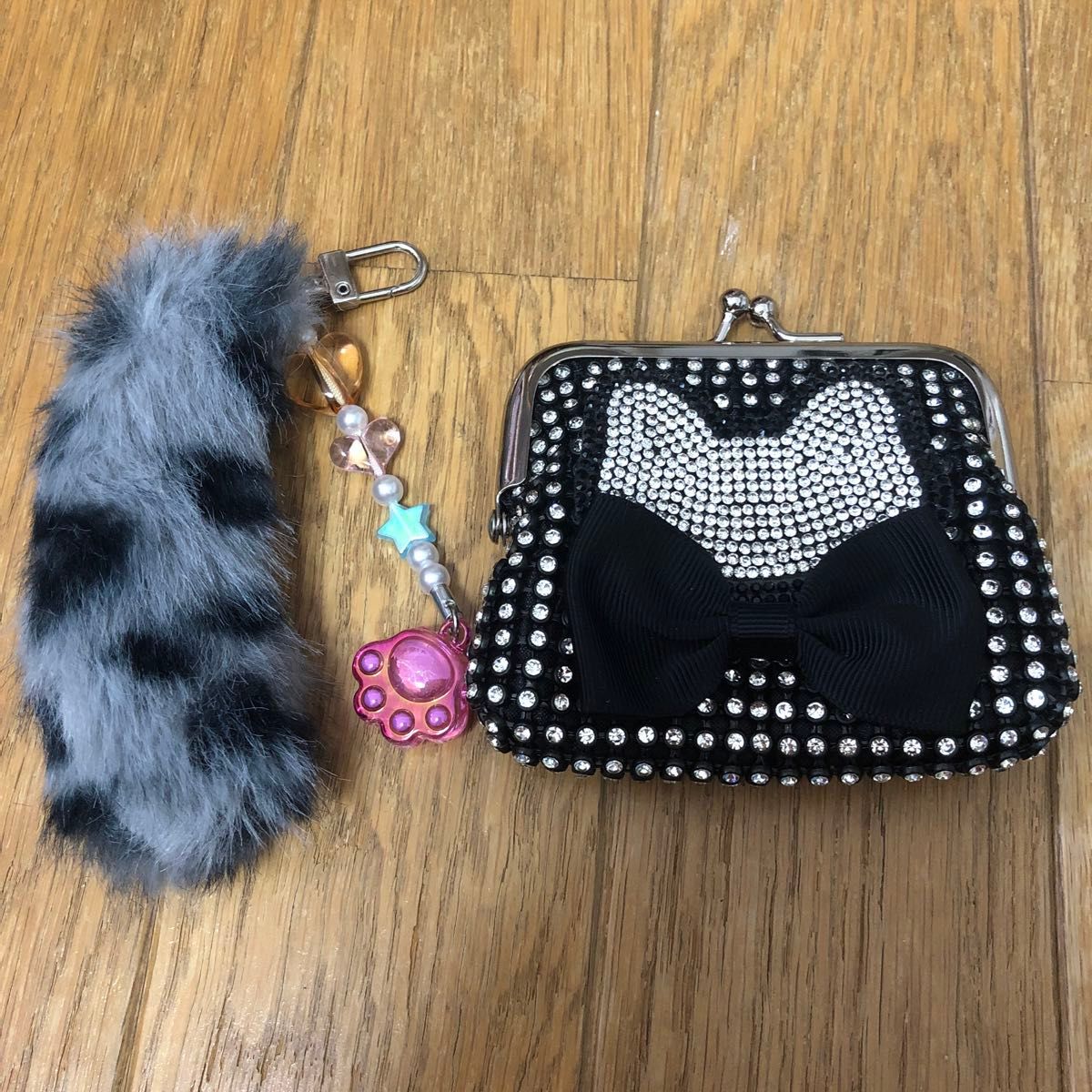 がま口 キーホルダー 手編み 猫ちゃん 猫 がま口財布&尻尾キーホルダー 2個セット|Yahoo!フリマ(旧