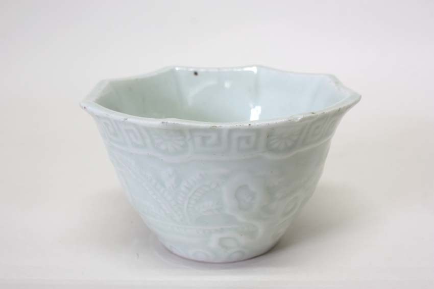 harip Edo middle period old Imari six customer white porcelain ..