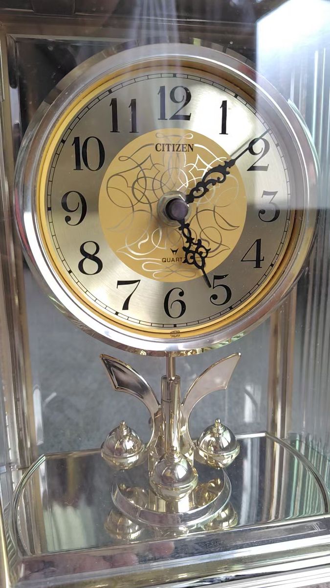 CITIZEN 置時計 ゴールド レトロ インテリア
