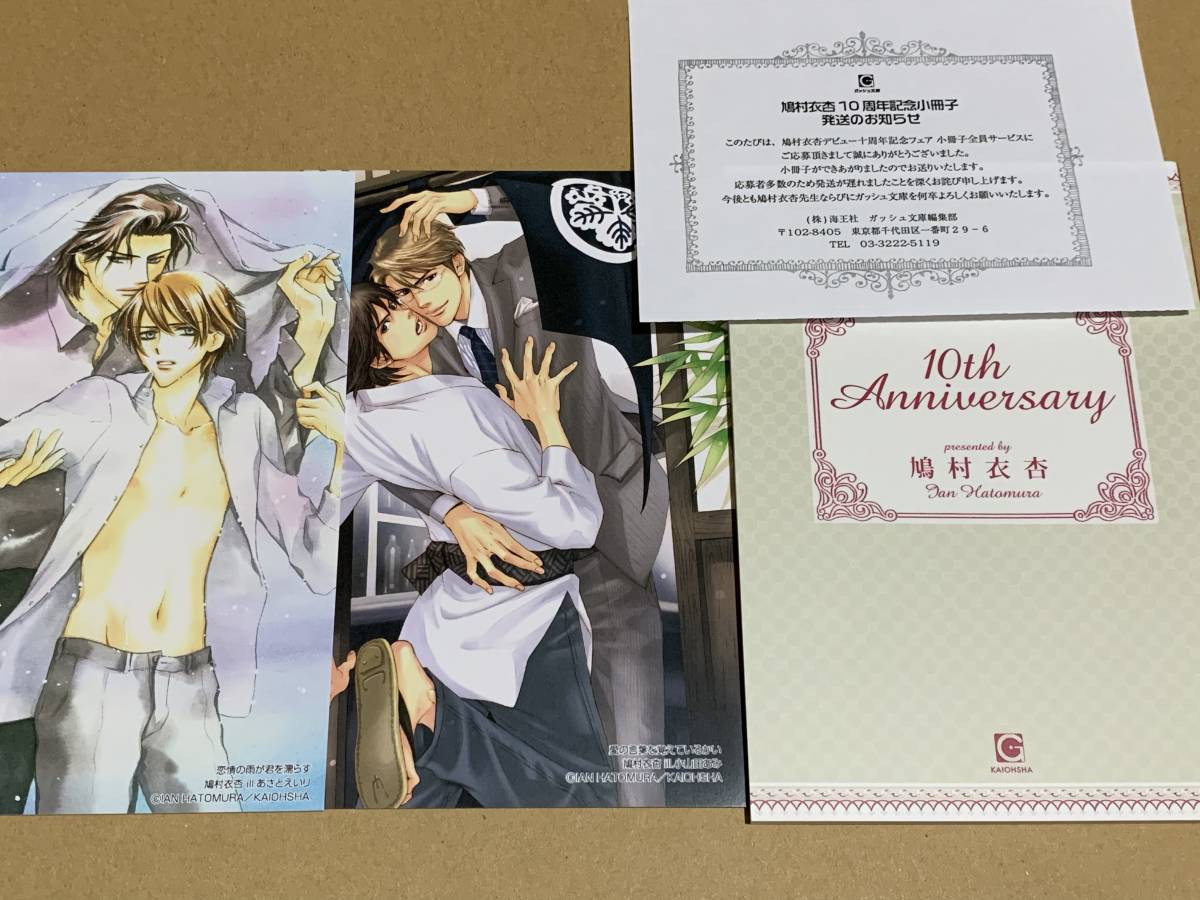 ヤフオク 鳩村衣杏 10th Anniversary小冊子 Ss付イラスト ヤフオク 鳩村衣杏 10th Anniversary小冊子 Ss付イラスト