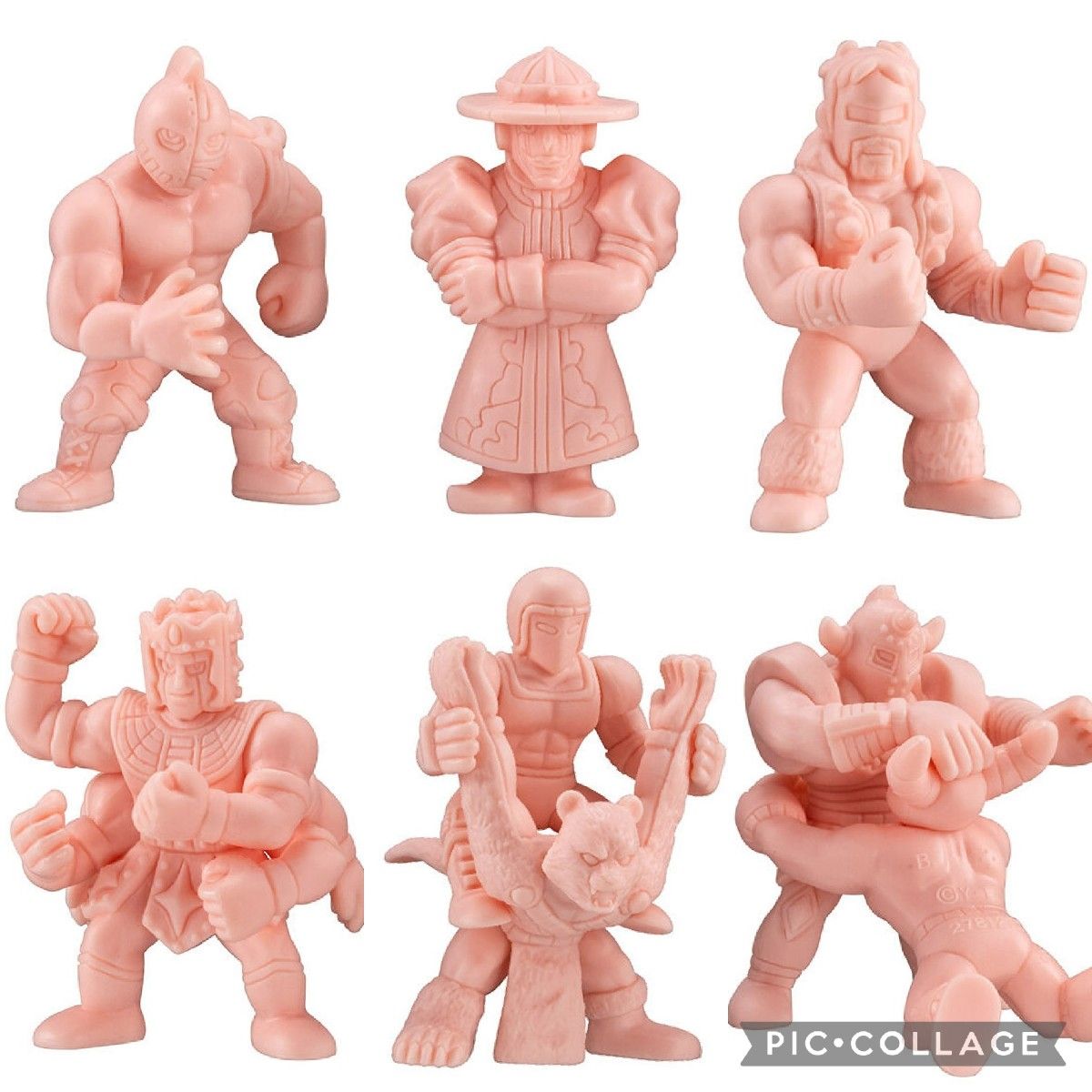 キン肉マン キン消し キンケシ 大量 キンケシ 25 ペールオレンジver 6種セット キン肉マン キン消し