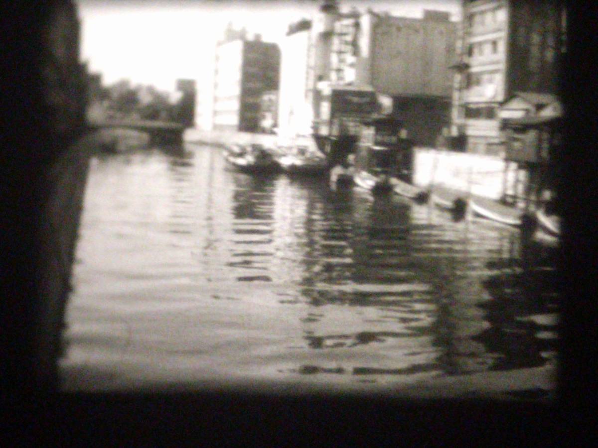 [.. sieve river ] short compilation movie Tokyo Shinjuku . regular temple river row car etc. super 8mi refill m